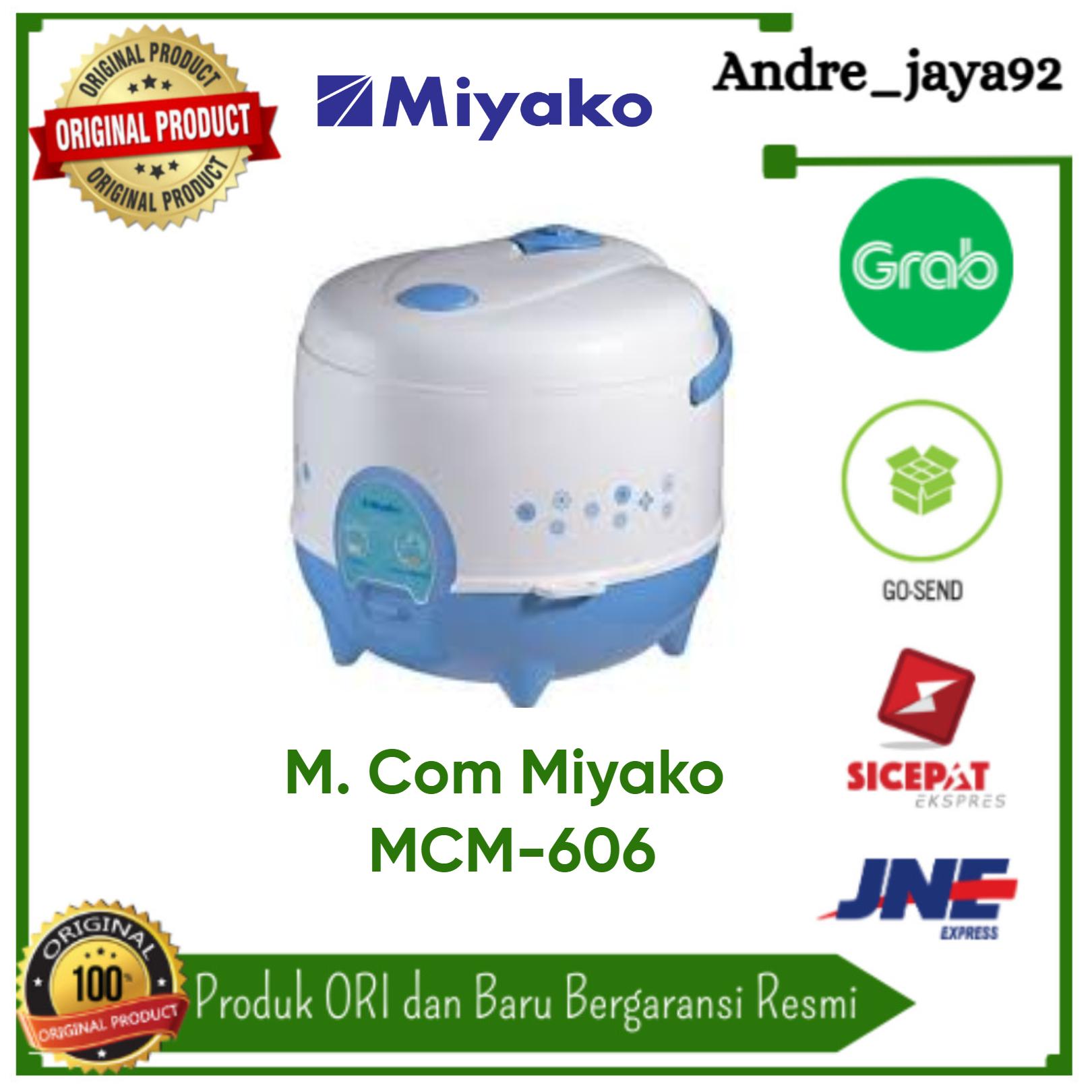 RICE COOKER MEGICOM 0,63 LITER MIYAKO MCM-606A/MCM-606/MCM606A