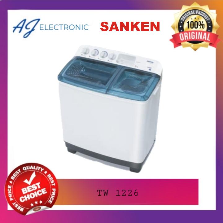 MESIN CUCI SANKEN TW 1226/ 2 TABUNG 12 KG