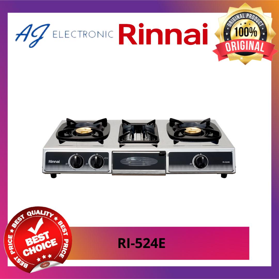 KOMPOR GAS RINNAI RI-524E / RI524E , KOMPOR GAS 2 TUNGKU