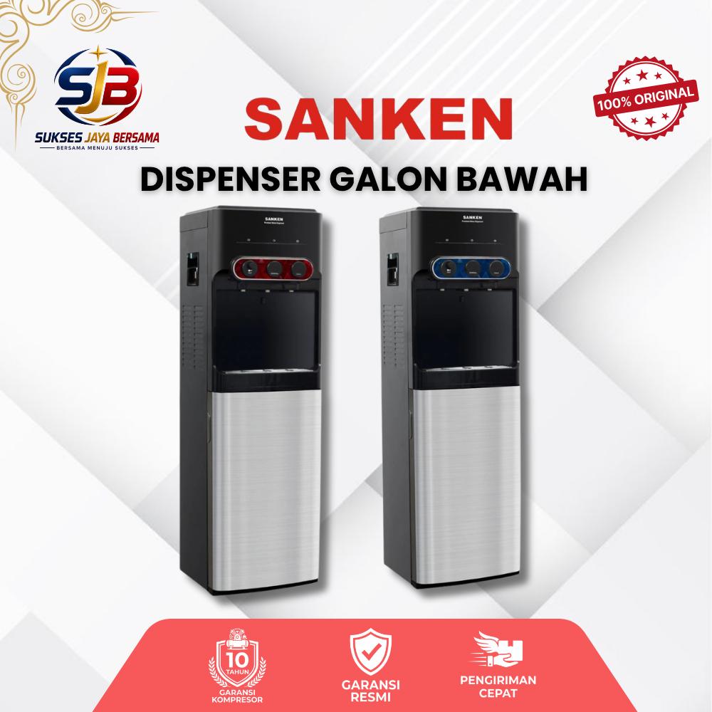 SANKEN Dispenser Galon Bawah HWD C 533 IC Stainless Steal Garansi Resmi