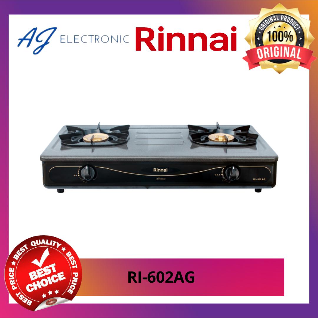 KOMPOR GAS RINNAI RI-602AG / RI602AG , KOMPOR GAS 2 TUNGKU
