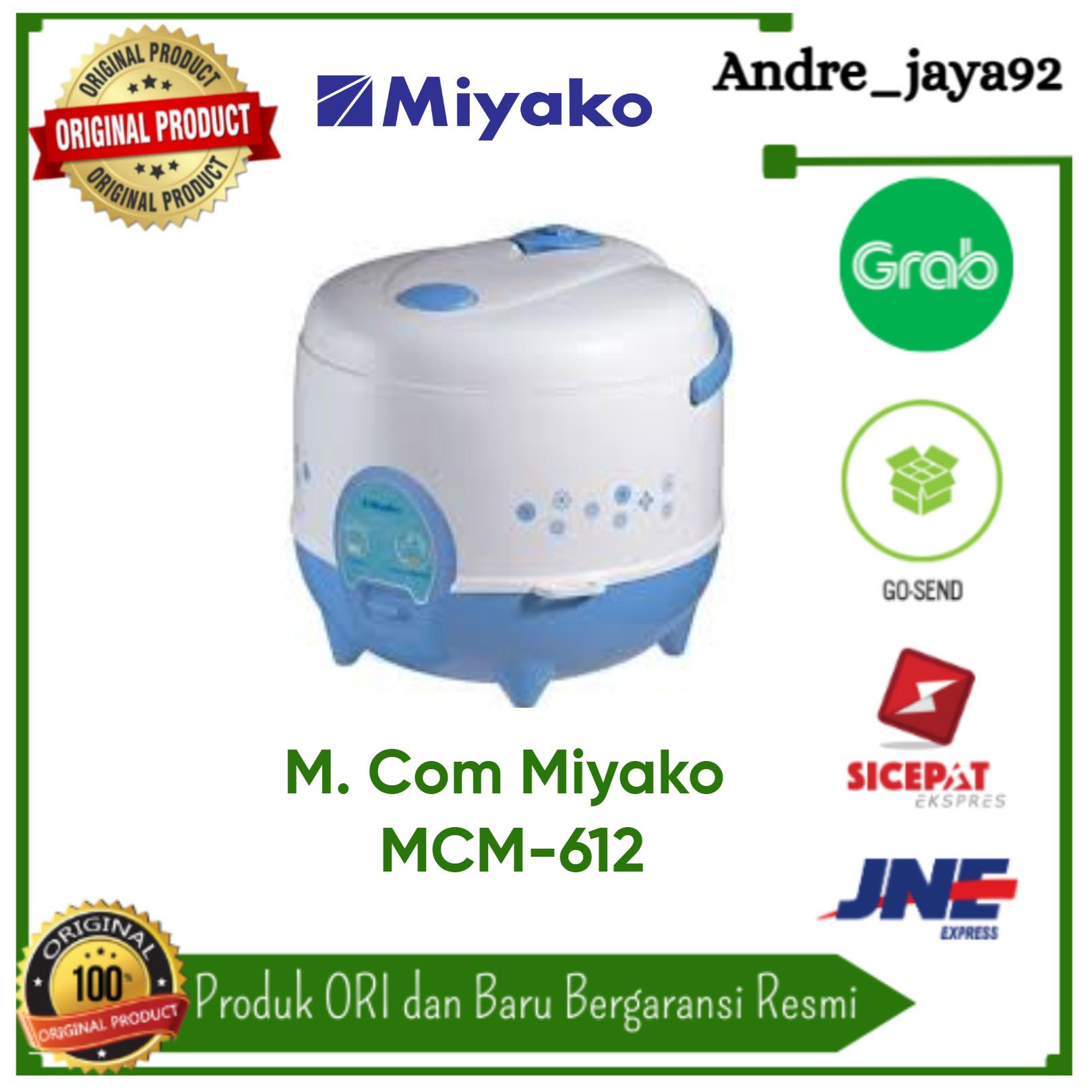 RICE COOKER MEGICOM 1,2 LITER MIYAKO MCM-612