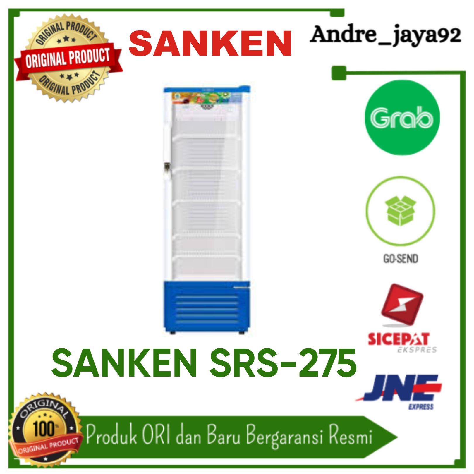 Showcase Sanken Multi Easy Shelf 270 Liter SRS-275-BL