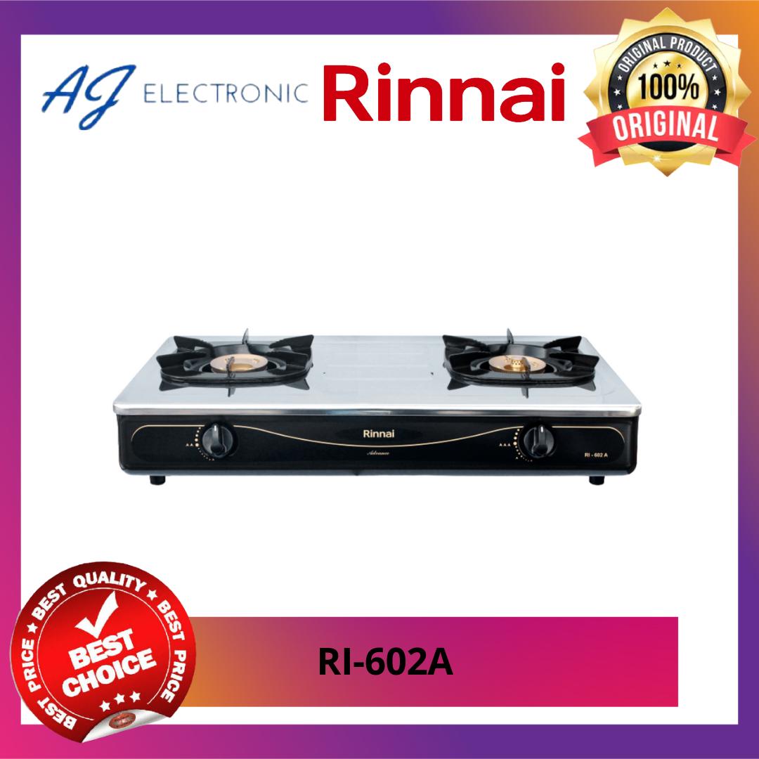 KOMPOR GAS RINNAI RI-602A / RI602A , KOMPOR GAS 2 TUNGKU
