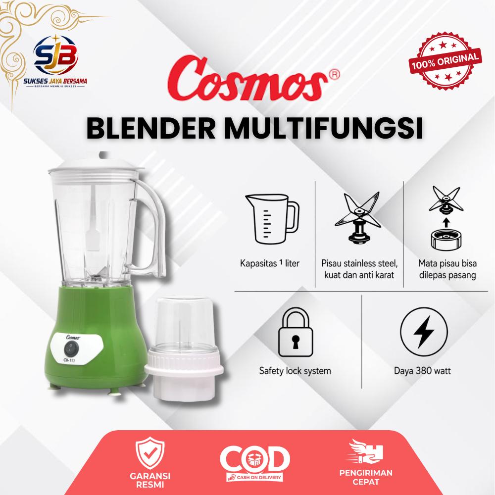 COSMOS Blender CB 111 Bender 1L Multifungsi Awet Tahan Lama Garansi Resmi