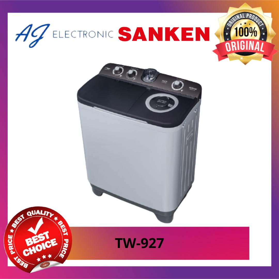 MESIN CUCI SANKEN TW-927 / TW927 , 2 TABUNG 9 KG