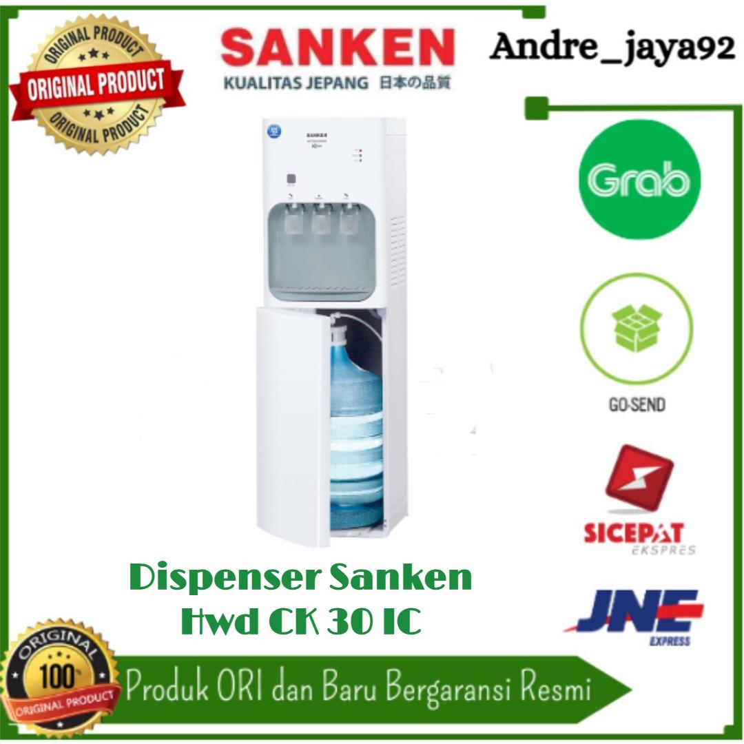 Dispenser Sanken Galon Bawah 3 Keran (Hot, Normal, Cool) BPA FREE Hwd C-K30IC