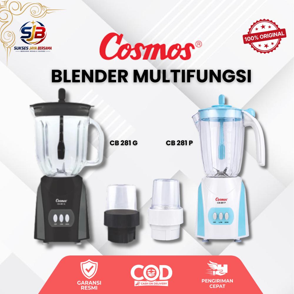 COSMOS Blender CB 281 G | CB 281 P Blender Multifungsi 2L Garansi Resmi