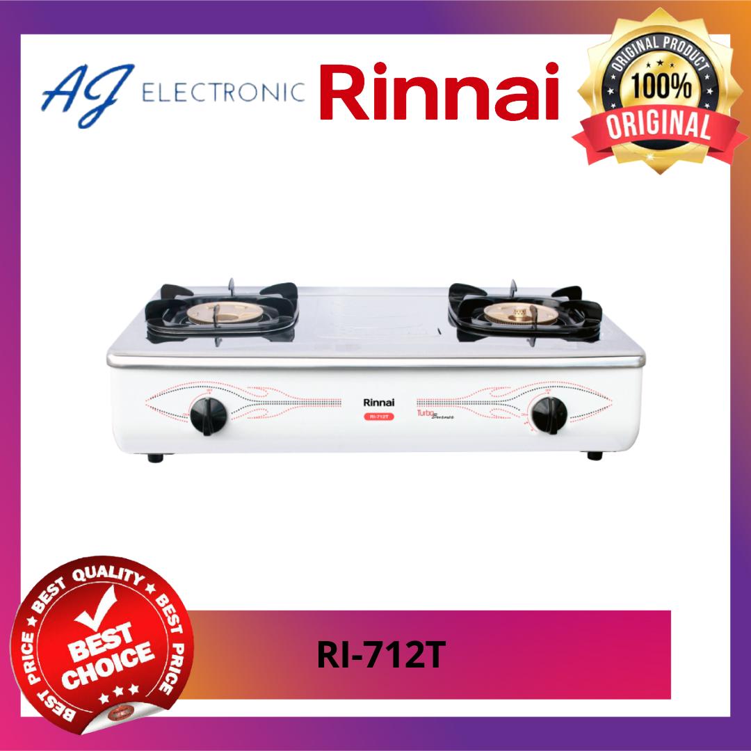 KOMPOR GAS RINNAI RI-712t / RI712t , KOMPOR GAS 2 TUNGKU