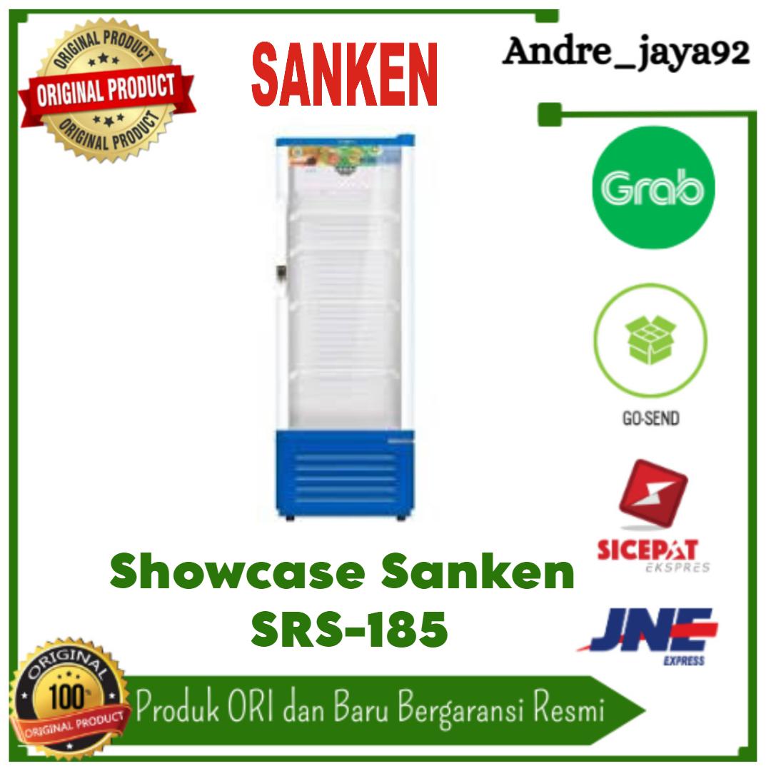 Showcase SANKEN SRS-185BL / SRS 185 BL , 4 Rak 180 Liter 145 Watt