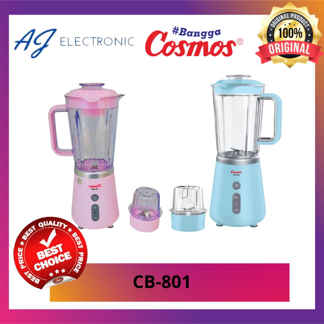 Blender Cosmos CB-801 / CB801 / CB 801 , Set 1.2 L , 2 in 1 - Biru Mud