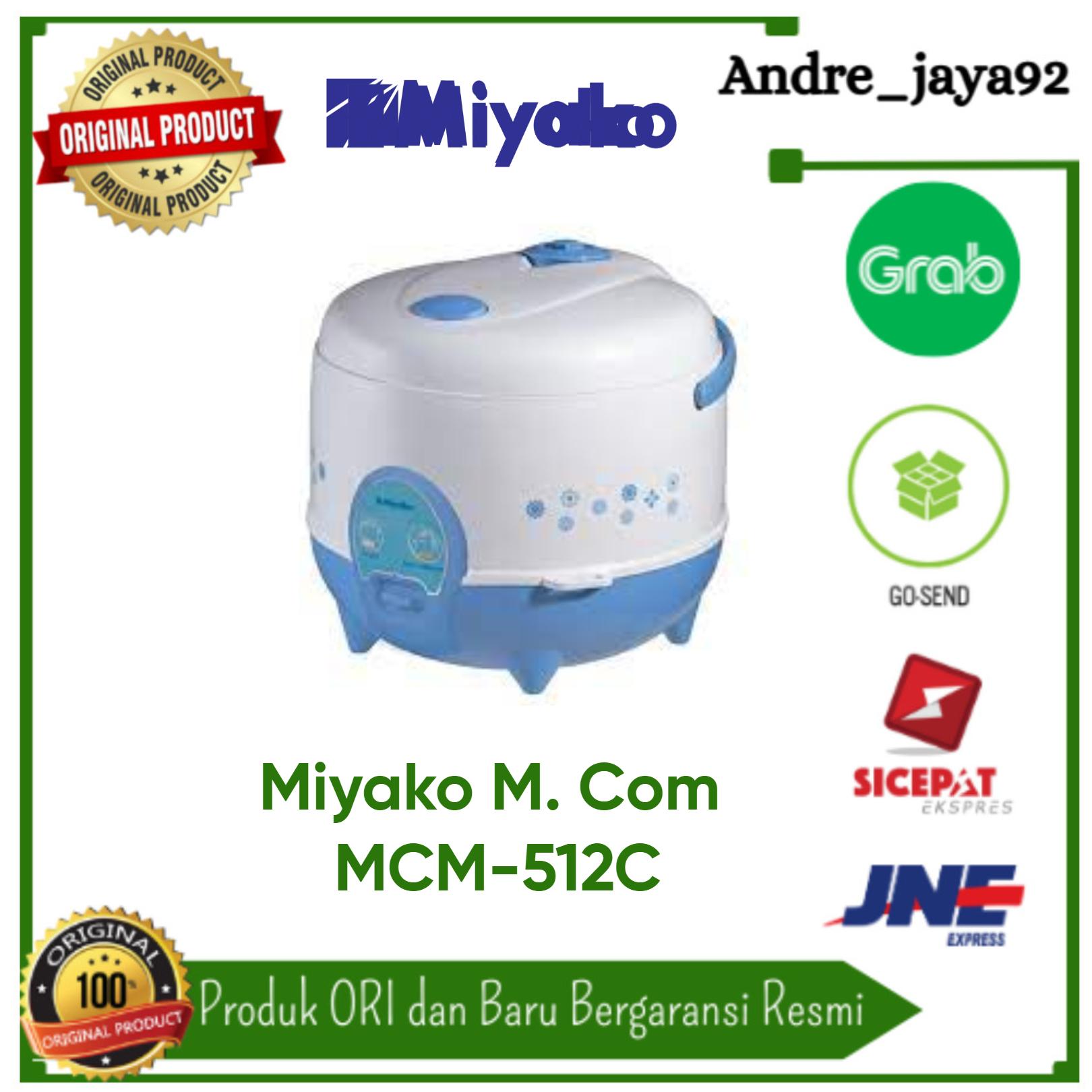 Magic com dan warmer ukuran 1,2 liter miyako MCM-512C