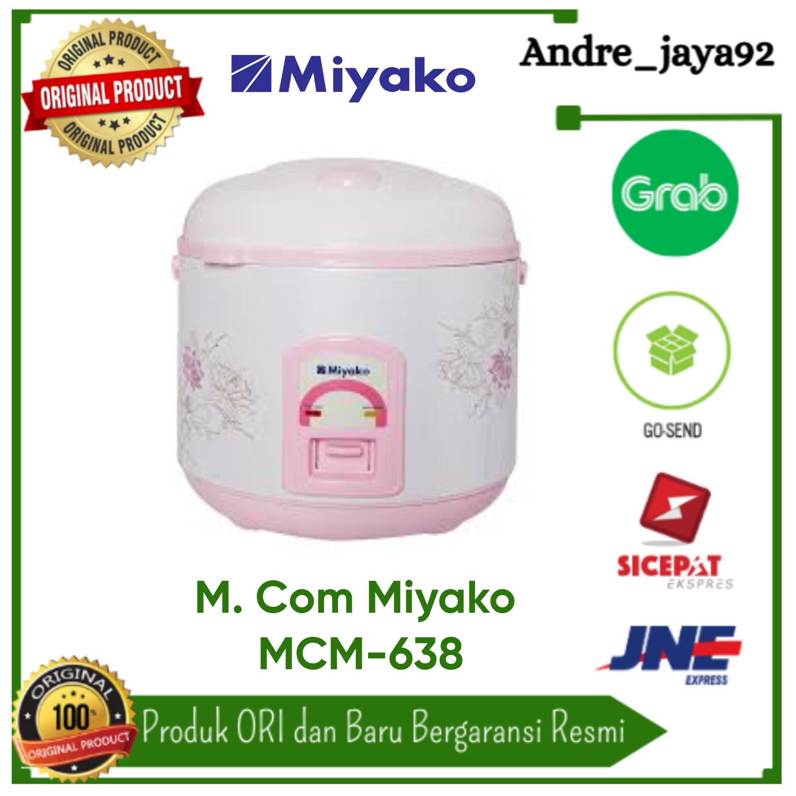 RICE COOKER MIYAKO MCM-638 / MCM638 , MEGICOM 1,8 LITER