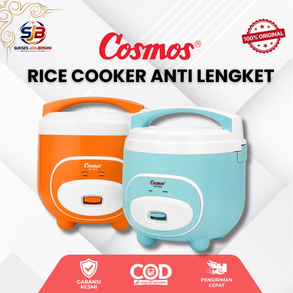 COSMOS Rice Cooker CRJ 3012 Rice Cooker 1.2L Anti Basi Anti Lengket Hemat Listrik Garansi Resmi