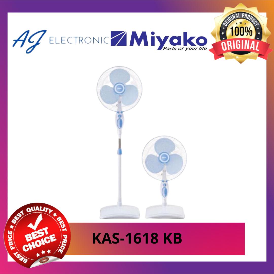 KIPAS ANGIN MIYAKO KAS-1618kb / KAS1618kb / kas1618 ,stand/desk fan 16
