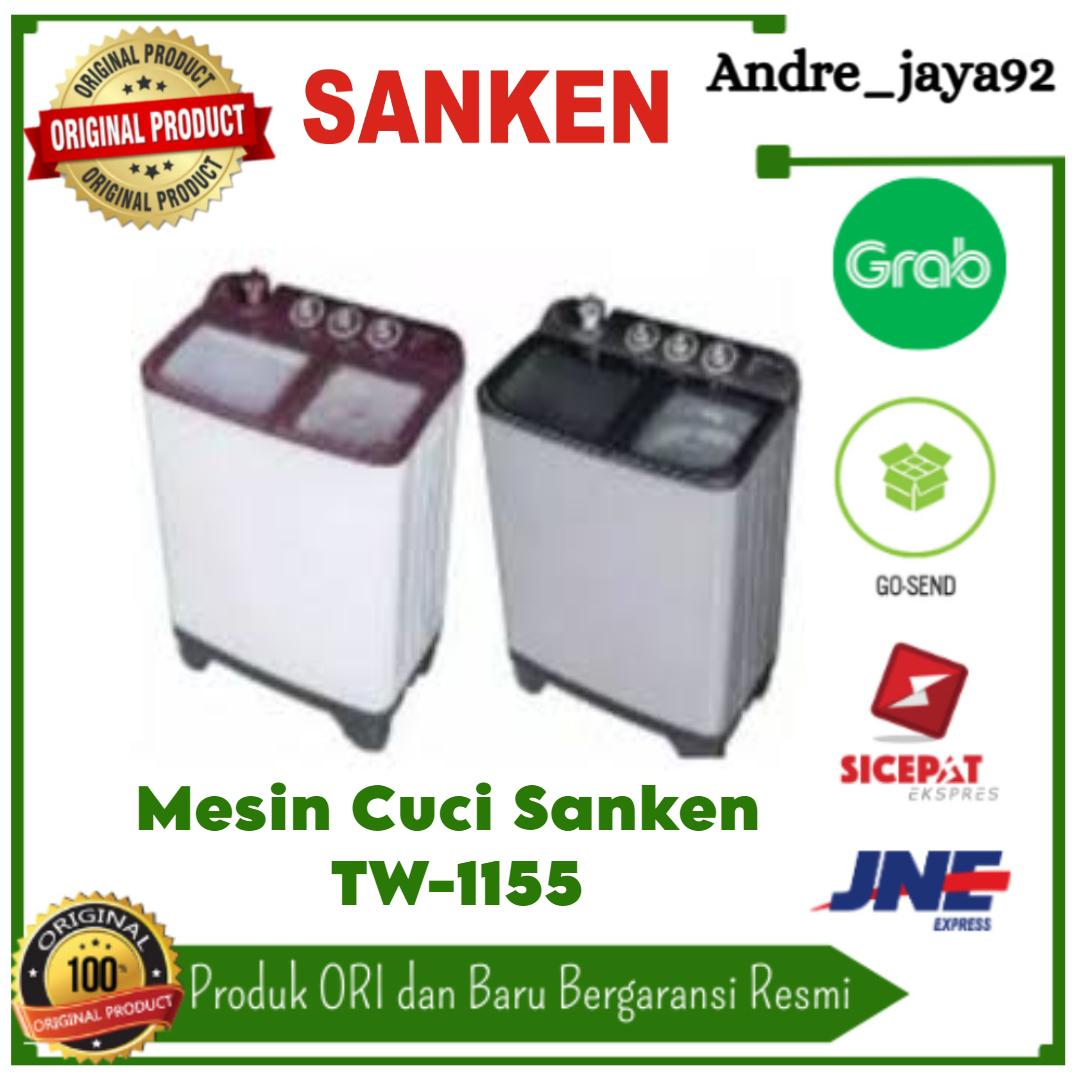 Mesin Cuci Manual Dua Tabung 9 KG Sanken TW-1155
